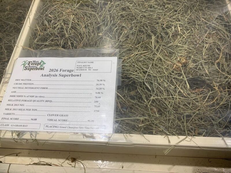 1a Interior Forage Super Bowl Champion Paul Keunes Winning Forage Analysis