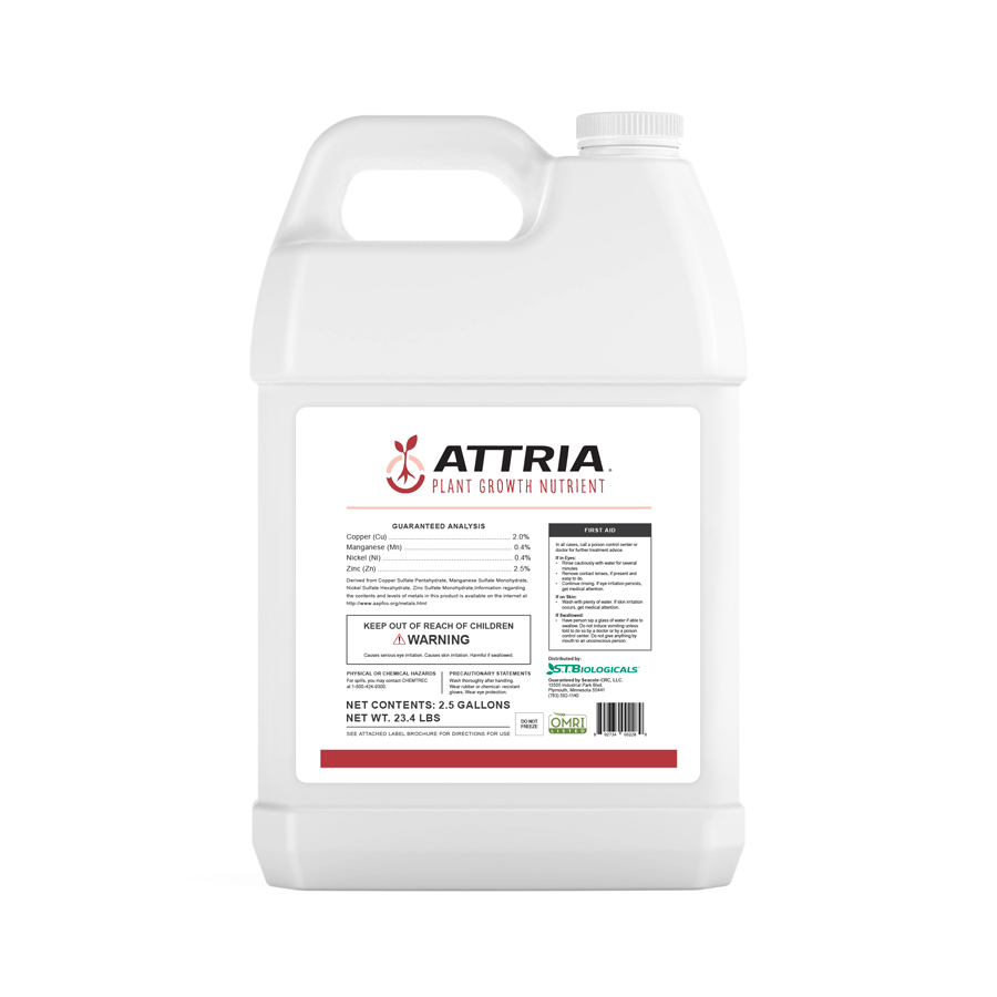 Stbiologicals Attria Product 2.5g Label Mockup Jug 2025